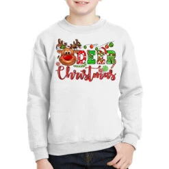 Deer Christmas Reindeer Youth Sweatshirt
