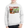 Coffee And Christmas Cheer Youth Sweatshirt