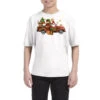 Christmas Truck Elf Santa Snowman Reindeer Youth Tee