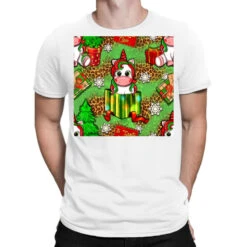 Christmas Unicorn And Gift Box T-Shirt