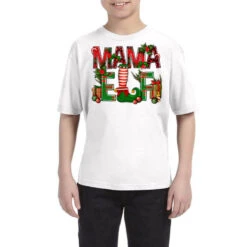 Christmas Mama Elf Youth Tee