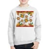 Christmas Gingerbread Cookies And Candy Cane Youth Sweatshirt
