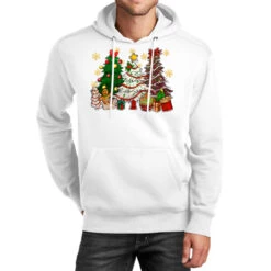 Cake Christmas Trees Unisex Hoodie