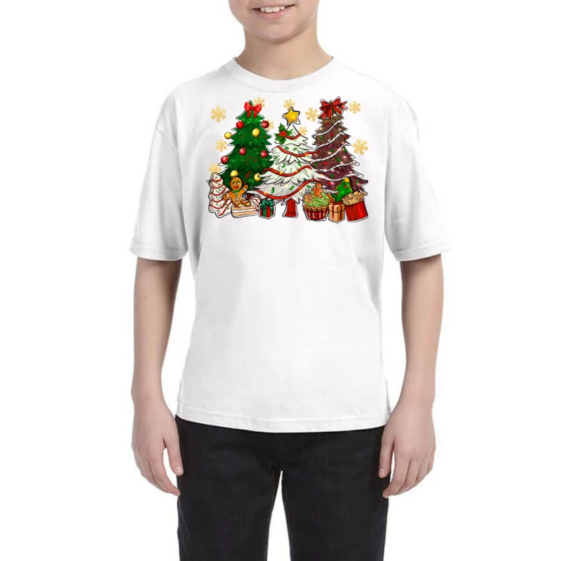 Cake Christmas Trees Youth Tee 1 Cake Christmas Trees Youth Tee