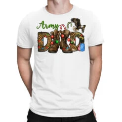 Christmas Army Dad T-Shirt