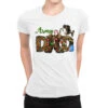 Christmas Army Dad Ladies Fitted T-Shirt