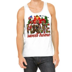 Army Christmas Home Sweet Home Tank Top