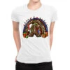 Army Christmas Rainbow Ladies Fitted T-Shirt