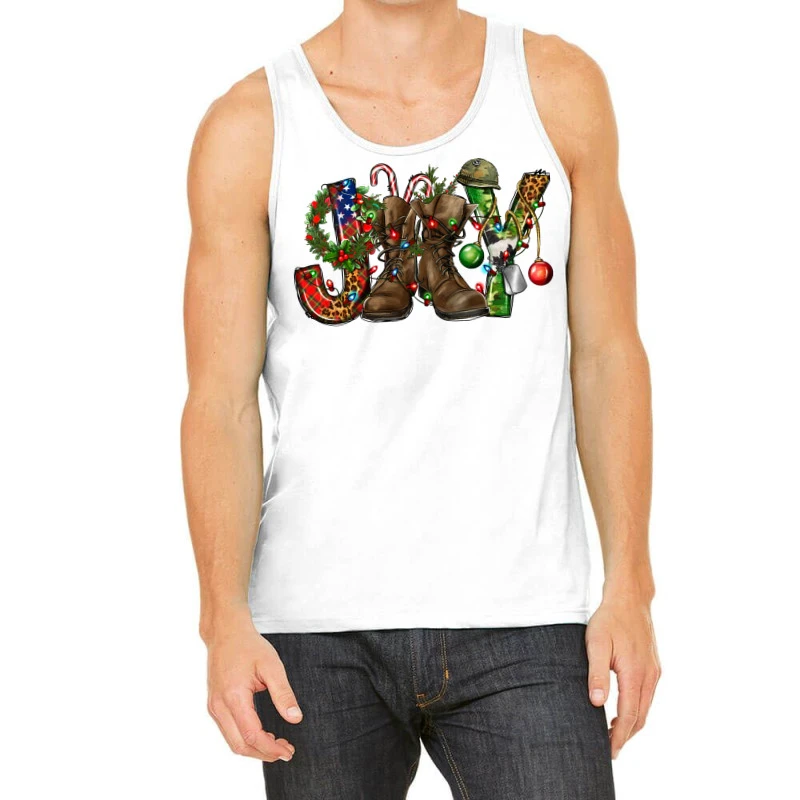 Army Christmas Joy Tank Top 1 Army Christmas Joy Tank Top