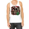 Skeleton With Coffee Cup Christmas Tank Top