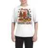 Merry Christmas With Western Trees Youth Tee
