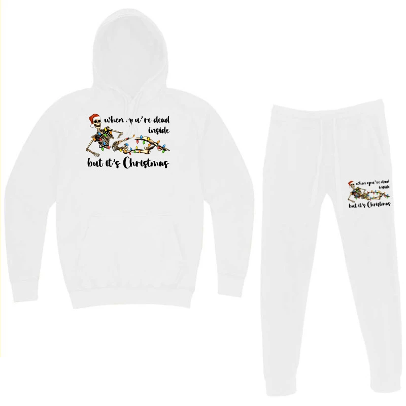 When You Are Dead Inside But It's Christmas Hoodie & Jogger Set 3 When You Are Dead Inside But It's Christmas Hoodie & Jogger Set - Image 3