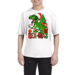 Rex-mas Christmas T-Rex Youth Tee