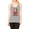 Pink Sweet Christmas Hot Chocolate Coffee Cup Racerback Tank