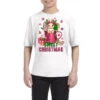 Pink Sweet Christmas Hot Chocolate Coffee Cup Youth Tee