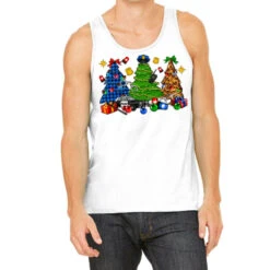 Police Christmas Trees Tank Top