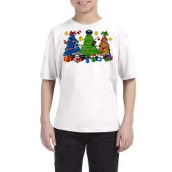 Police Christmas Trees Youth Tee