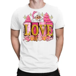Pink Christmas Love T-Shirt