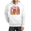 Pink Christmas Love Unisex Hoodie
