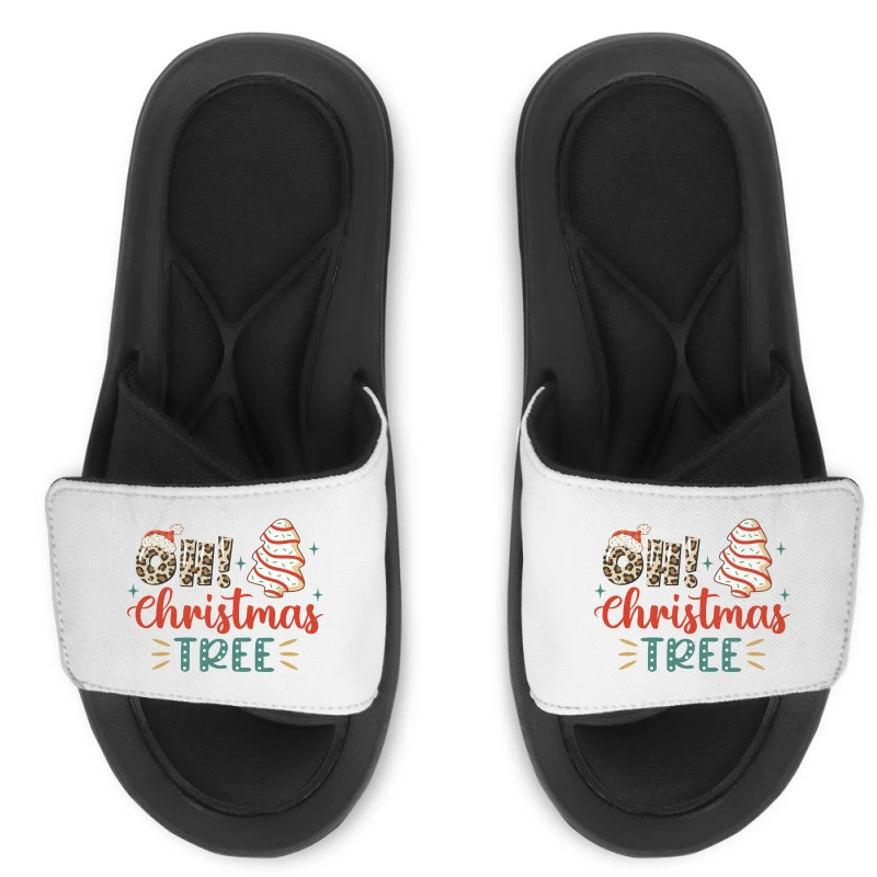 Oh! Christmas Tree Svg Slide Sandal 1 Oh! Christmas Tree Svg Slide Sandal