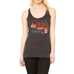 Christmas Calories Don't Count Svg Racerback Tank