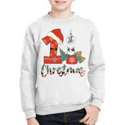 My 1st Christmas Svg Youth Sweatshirt