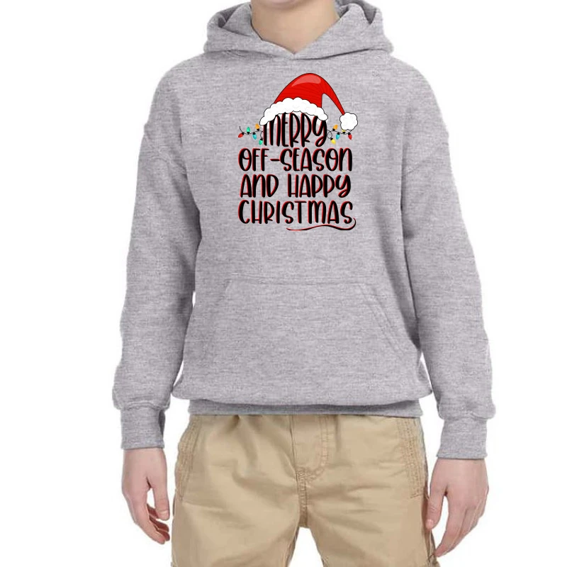 Merry Off Season And Happy Christmas Youth Hoodie 1 Merry Off Season And Happy Christmas Youth Hoodie