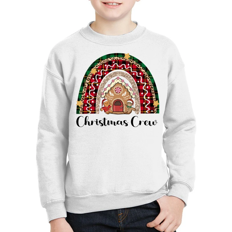 Christmas Crew Sublimation Youth Sweatshirt 1 Christmas Crew Sublimation Youth Sweatshirt