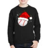 Christmas Baseball Seasons Greetings Youth Sweatshirt