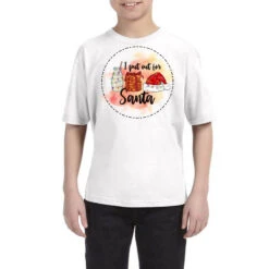 Santa Cookies Christmas Youth Tee