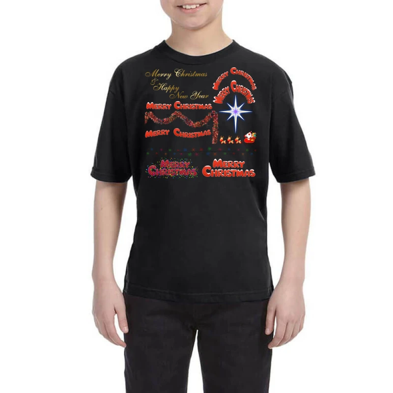 Merry Christmas Festive Season Youth Tee 1 Merry Christmas Festive Season Youth Tee