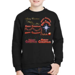 Merry Christmas Festive Season Youth Sweatshirt