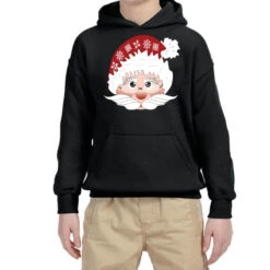 Christmas Santa Claus Winter Youth Hoodie