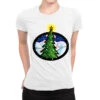 Christmas Tree Ladies Fitted T-Shirt