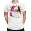 Pink Christmas Santa Claus T-Shirt
