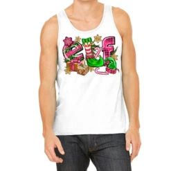 Pink Christmas Elf Tank Top