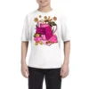 Pink Christmas Coffee Drink Youth Tee