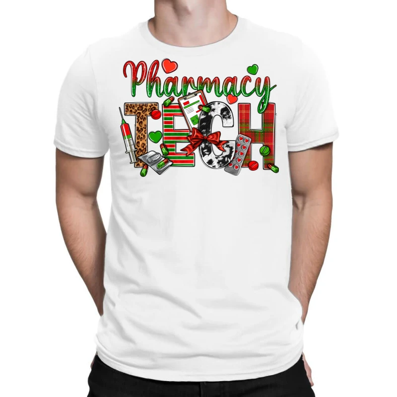 Pharmacy Tech Christmas T-Shirt 1 Pharmacy Tech Christmas T-Shirt