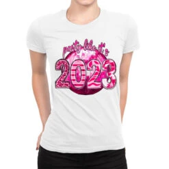 Party Like It's 2023 Christmas Ladies Fitted T-Shirt