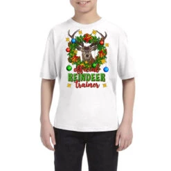 Official Reindeer Trainer Christmas Youth Tee