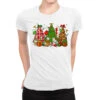 Nurse Christmas Trees Ladies Fitted T-Shirt