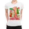 My First Christmas Rabbit Ladies Fitted T-Shirt