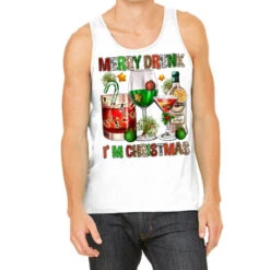 Merry Drunk I'm Christmas Tank Top