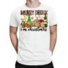 Merry Drunk I'm Christmas With Alcohol T-Shirt