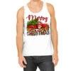 Merry Christmas Truck With Deer Tank Top