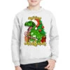 Merry Christmas T-Rex Youth Sweatshirt