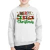 Merry Christmas Sewing Machine Youth Sweatshirt