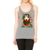 Merry Christmas Hot Chocolate Coffee Cup With Cute Racerback Tank