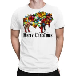 Merry Christmas Bison T-Shirt