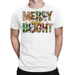 Merry And Bright Christmas T-Shirt